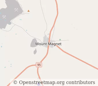 City Mount Magnet minimap