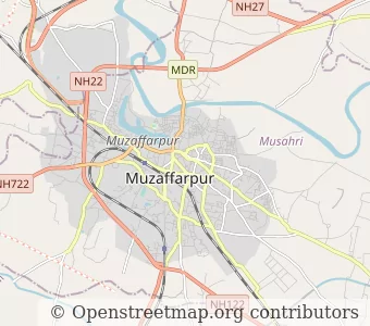 Город Музаффарпур миникарта