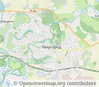 Город Миргород миникарта