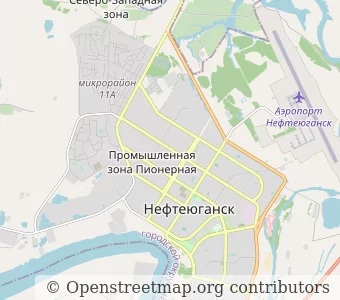 Город Нефтеюганск миникарта