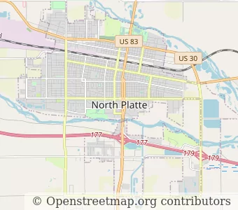 City North Platte minimap