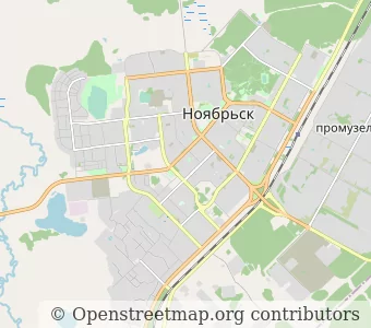 City Noyabrsk minimap