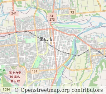 City Obihiro minimap