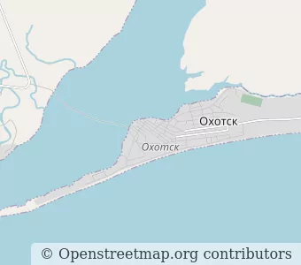 Город Охотск миникарта