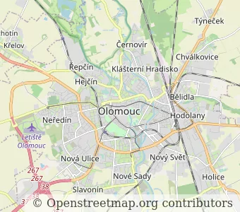 City Olomouc minimap