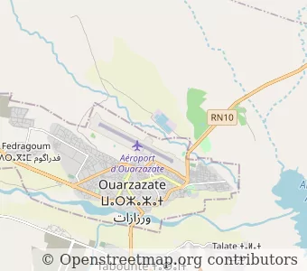 City Ouarzazate Province minimap