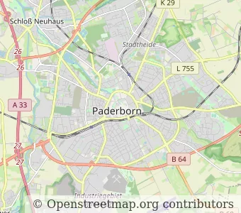 City Paderborn minimap