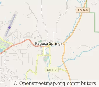 City Pagosa Springs minimap