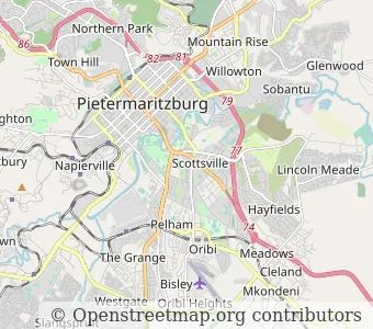 City Pietermaritzburg minimap