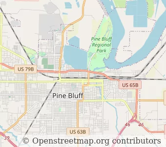 City Pine Bluff minimap
