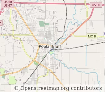 City Poplar Bluff minimap