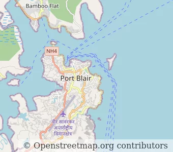 City Port Blair minimap