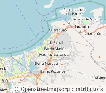 City Puerto la Cruz minimap
