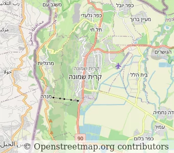 City Kiryat Shmona minimap