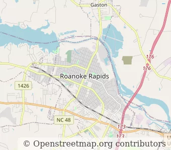 City Roanoke Rapids minimap