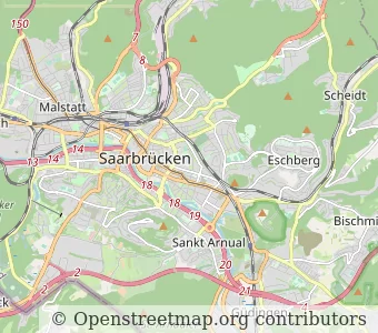 City Saarbrucken minimap