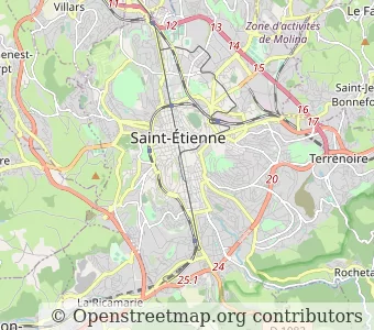 City Saint-Etienne minimap