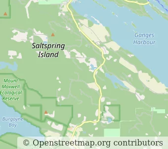 City Saltspring Island minimap