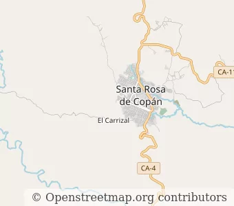 City Santa Rosa de Copan minimap