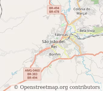 City Sao Joao del Rei minimap