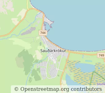 City Sauðarkrokur minimap