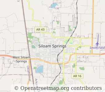 City Siloam Springs minimap