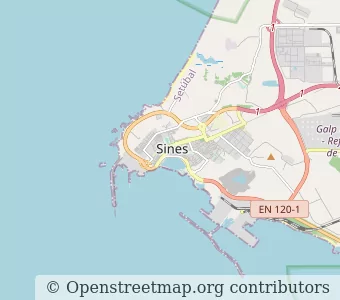 City Sines Municipality minimap