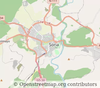 Город Сория миникарта