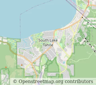 City South Lake Tahoe minimap