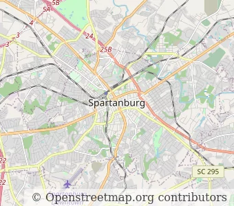 City Spartanburg minimap