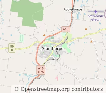 City Stanthorpe minimap