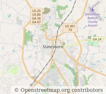 City Statesboro minimap