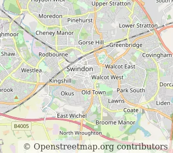 City Swindon minimap