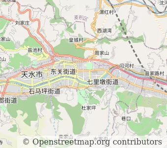 City Tianshui minimap