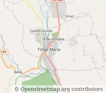 City Tingo Maria minimap