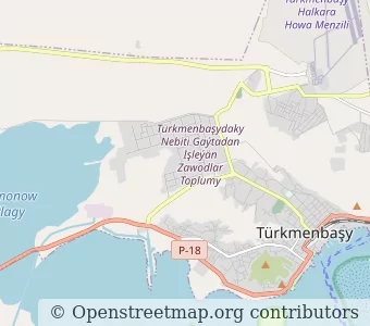 Город Туркменбашы миникарта