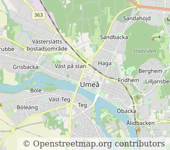 City Umeå minimap