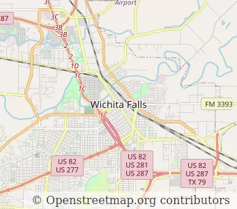 City Wichita Falls minimap