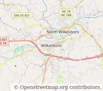 City Wilkesboro minimap