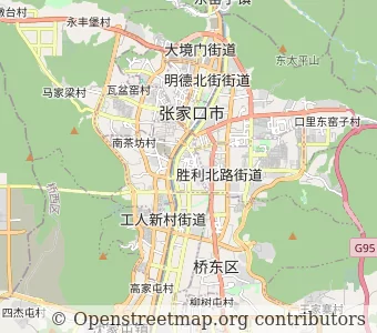 City Zhangjiakou minimap