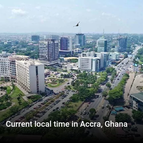 Current local time in Accra, Ghana