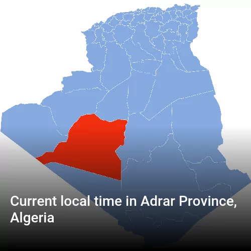 Current local time in Adrar Province, Algeria