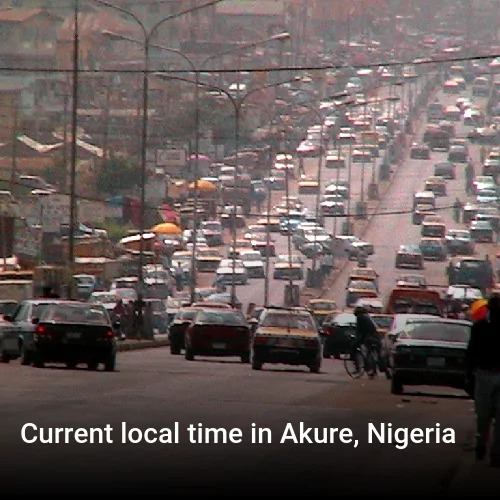 Current local time in Akure, Nigeria