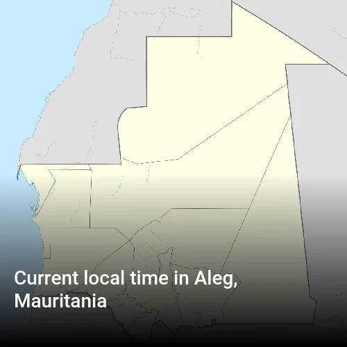 Current local time in Aleg, Mauritania