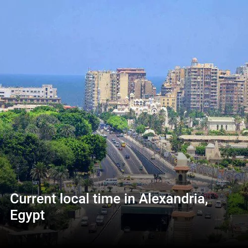 Current local time in Alexandria, Egypt