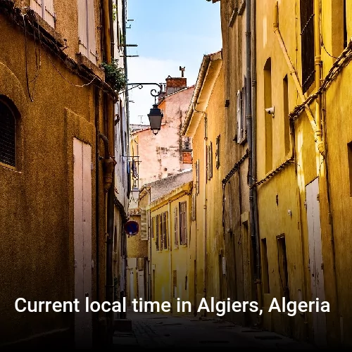 Current local time in Algiers, Algeria