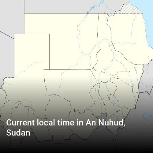 Current local time in An Nuhud, Sudan