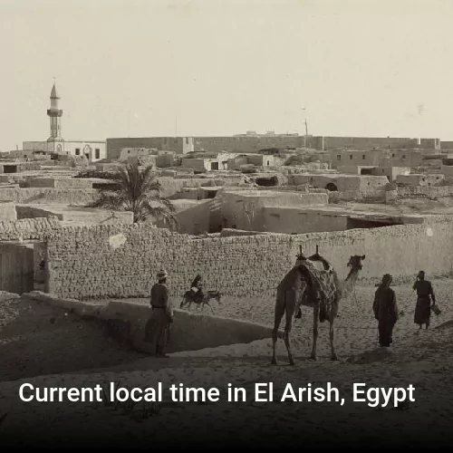 Current local time in El Arish, Egypt