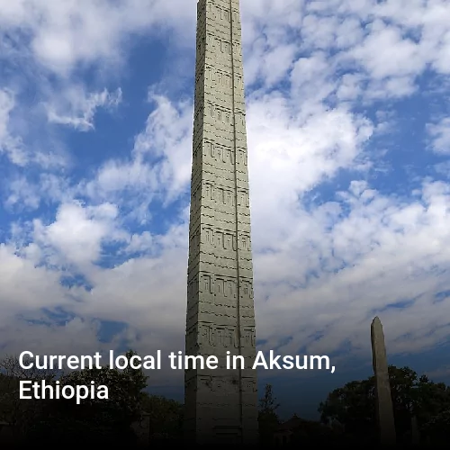 Current local time in Aksum, Ethiopia