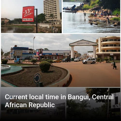 Current local time in Bangui, Central African Republic